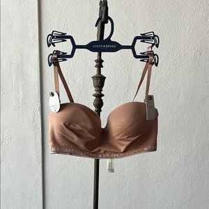 Lucky Brand Women's Convertible Bra 34C in Dark Tan/light brown NWT